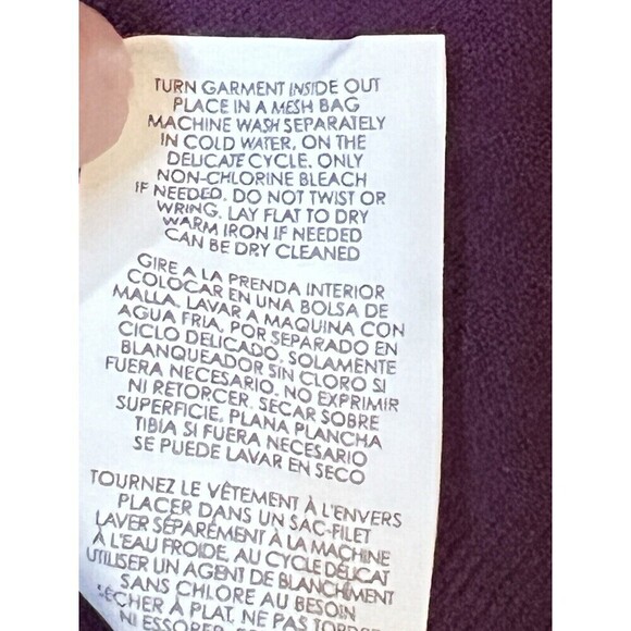 Cabi Women's Peek‎ Pullover Sweater Purple Medium - Picture 11 of 11